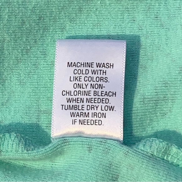 Croft & Barrow Light Teal Green & Navy Blue Nautical Short Sleeve Top ~ Size XL - Picture 7 of 8